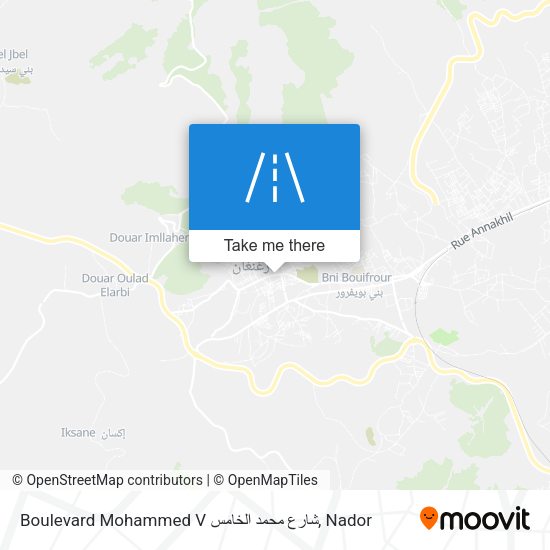 Boulevard Mohammed V شارع محمد الخامس map