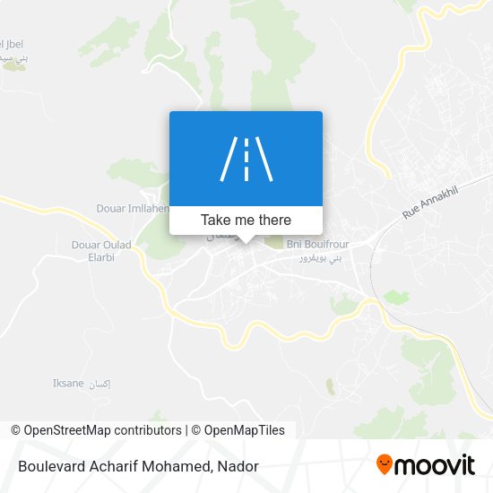 Boulevard Acharif Mohamed map