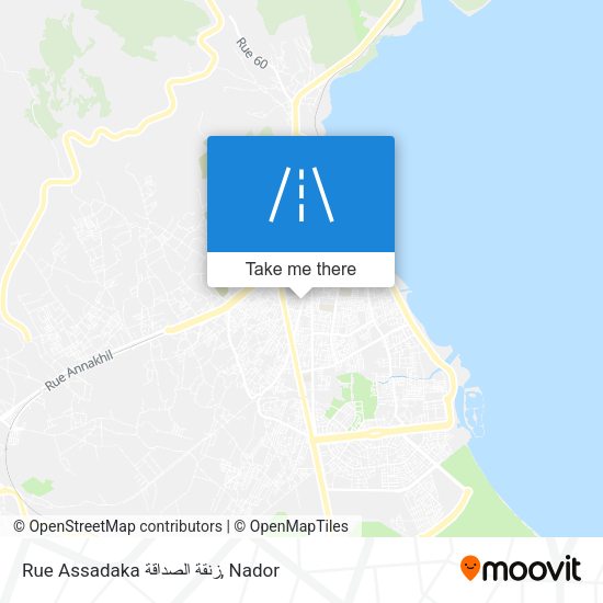Rue Assadaka زنقة الصداقة map
