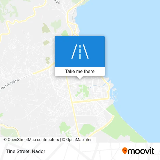 Tine Street map