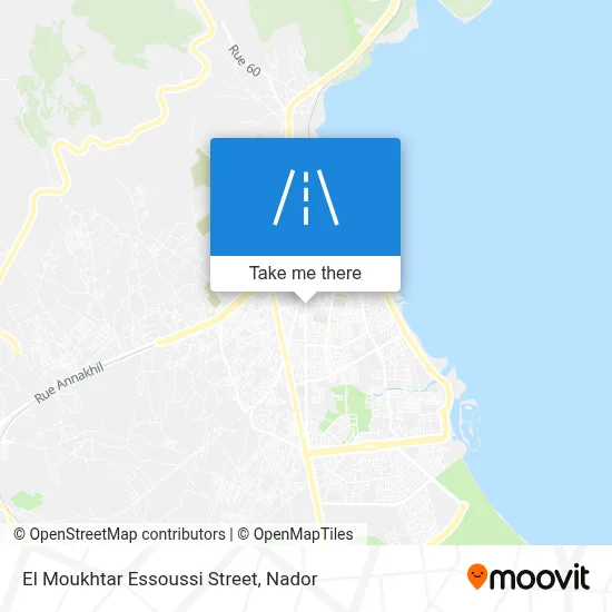 El Moukhtar Essoussi Street map