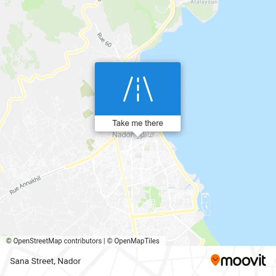 Sana Street map