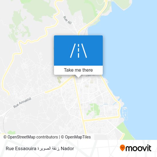 Rue Essaouira زنقة الصويرة map