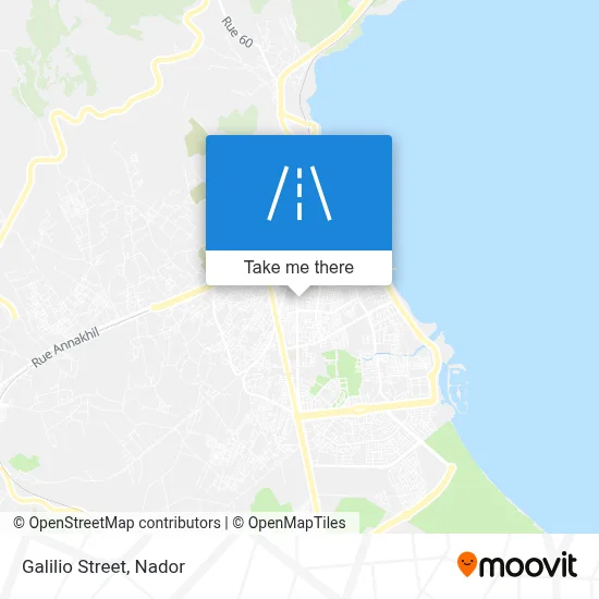 Galilio Street map