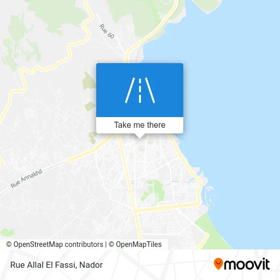 Allal El Fassi Street map