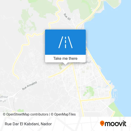 Dar El Kabdani Street map