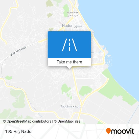 زنقة 195 map