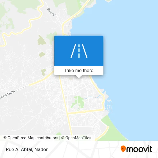 Rue Al Abtal map