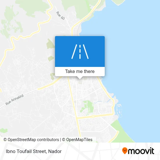 Ibno Toufail Street map