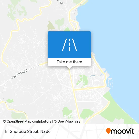 El Ghoroub Street map