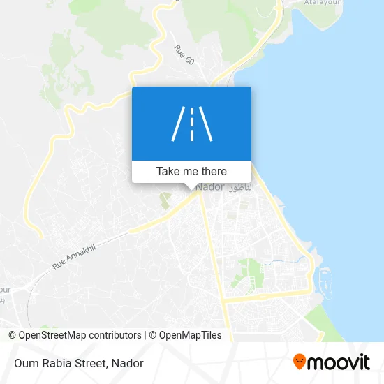 Oum Rabia Street map