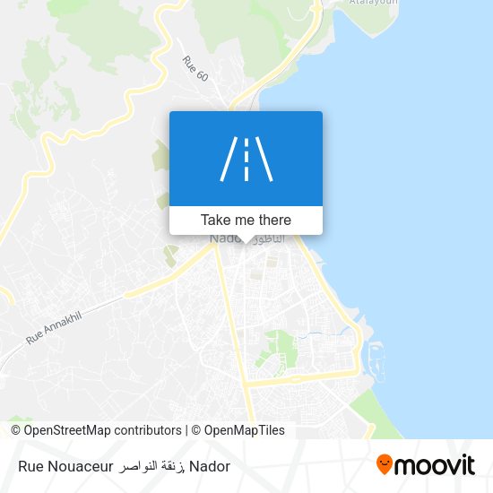 Rue Nouaceur زنقة النواصر map