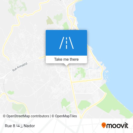 Rue 8 زنقة map