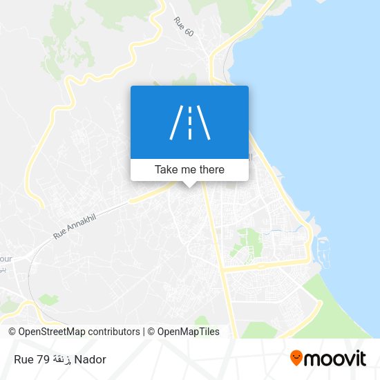 Rue 79 زنقة map