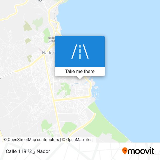 Calle 119 زنقة map