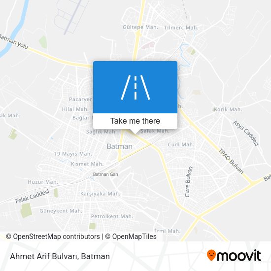Ahmet Arif Bulvarı map