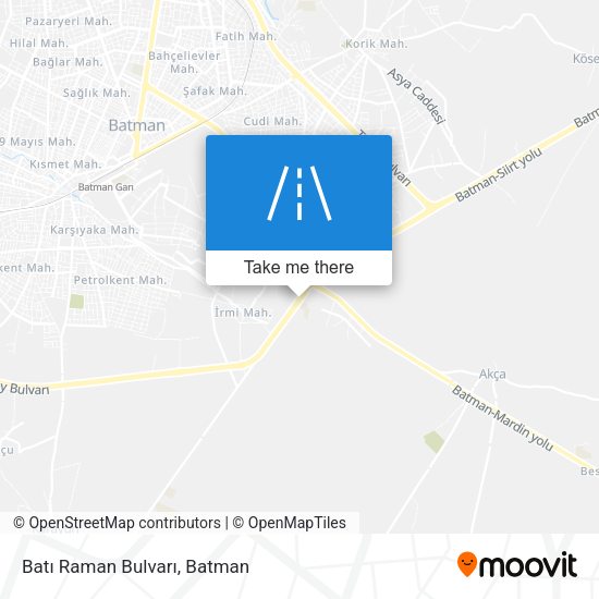 Batı Raman Bulvarı map