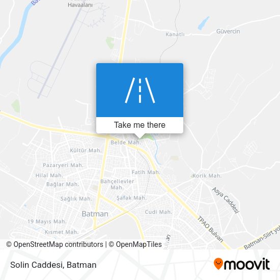 Solin Caddesi map