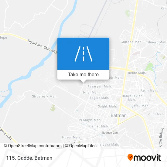 115. Cadde map