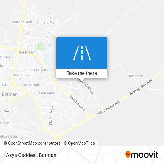 Asya Caddesi map