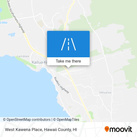 West Kawena Place map