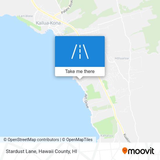 Stardust Lane map