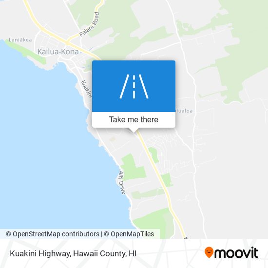 Kuakini Highway map