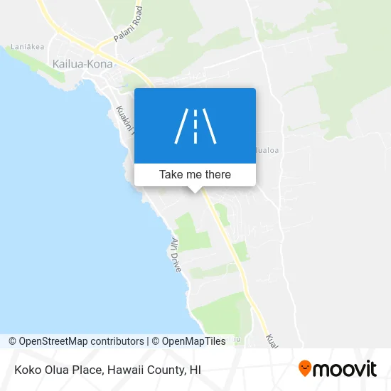 Koko Olua Place map