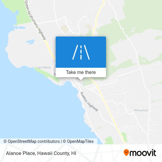 Mapa de Alanoe Place