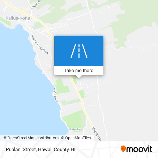 Pualani Street map