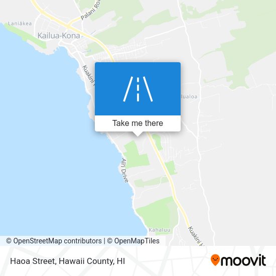 Mapa de Haoa Street