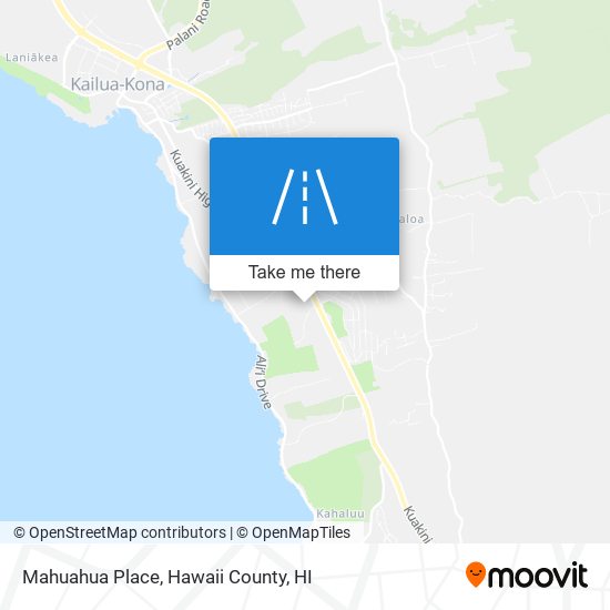 Mahuahua Place map