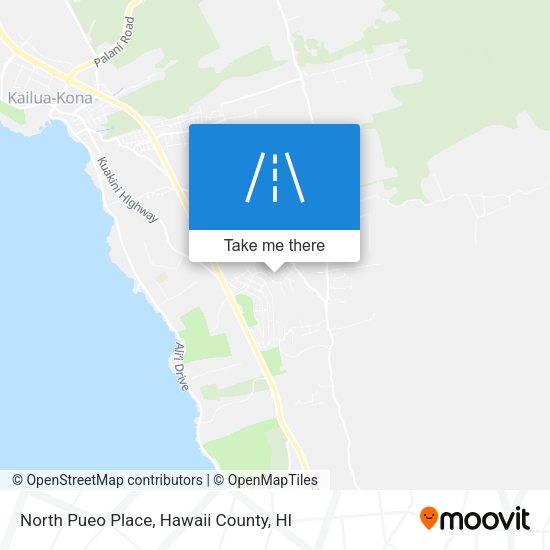 North Pueo Place map