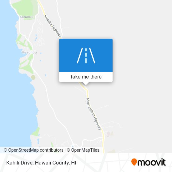 Kahili Drive map