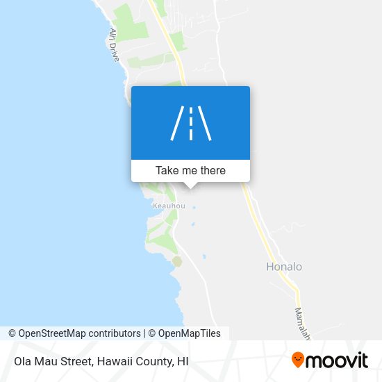 Ola Mau Street map