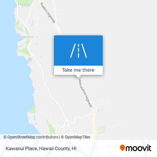 Kawanui Place map