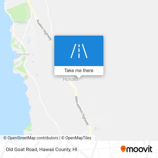 Mapa de Old Goat Road