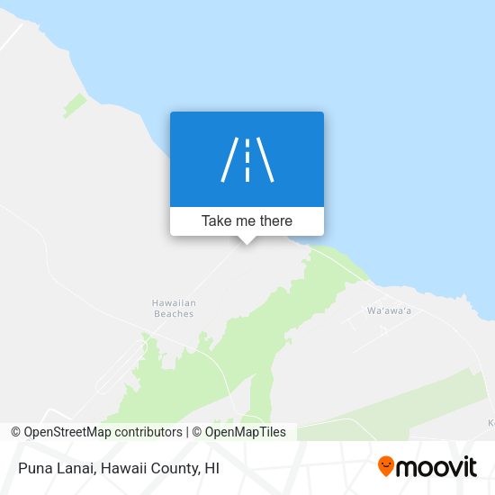 Puna Lanai map