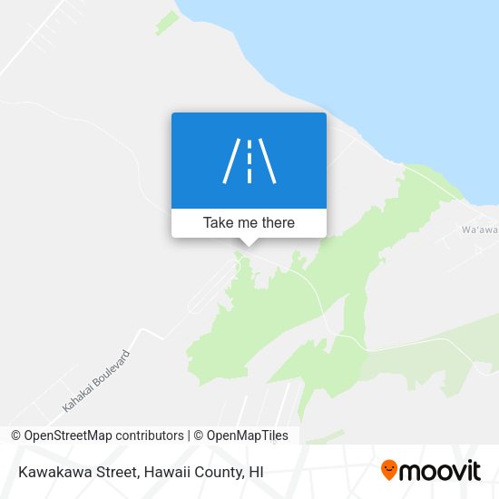 Mapa de Kawakawa Street