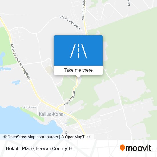 Hokulii Place map