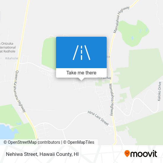 Nehiwa Street map