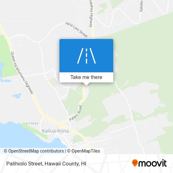 Palihiolo Street map