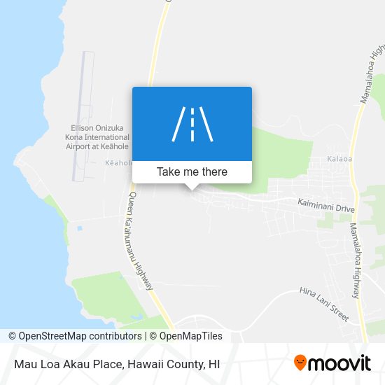 Mau Loa Akau Place map
