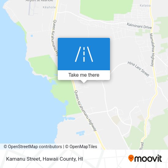 Kamanu Street map