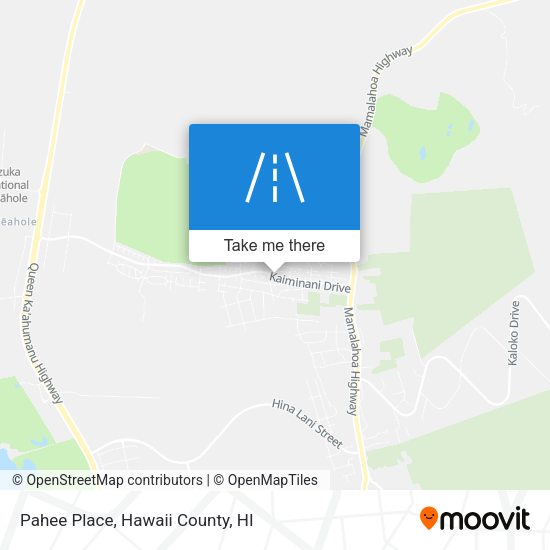 Mapa de Pahee Place