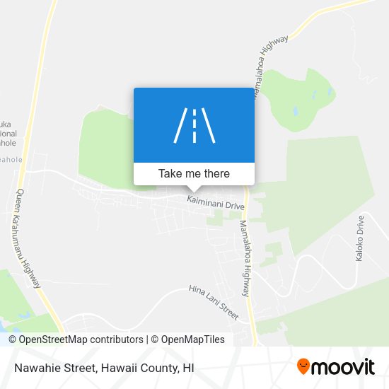 Nawahie Street map