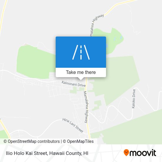 Mapa de Ilio Holo Kai Street