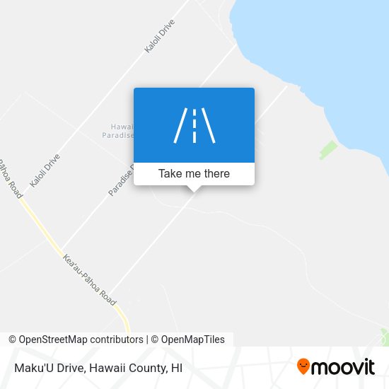 Maku'U Drive map