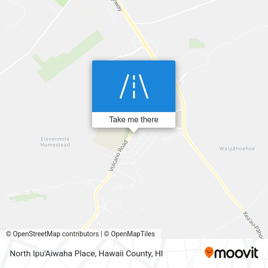 North Ipu'Aiwaha Place map