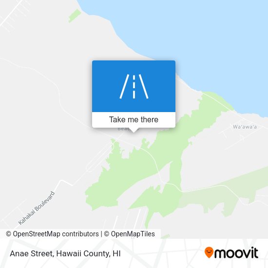 Mapa de Anae Street